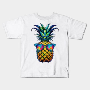 Disco pineapple Kids T-Shirt